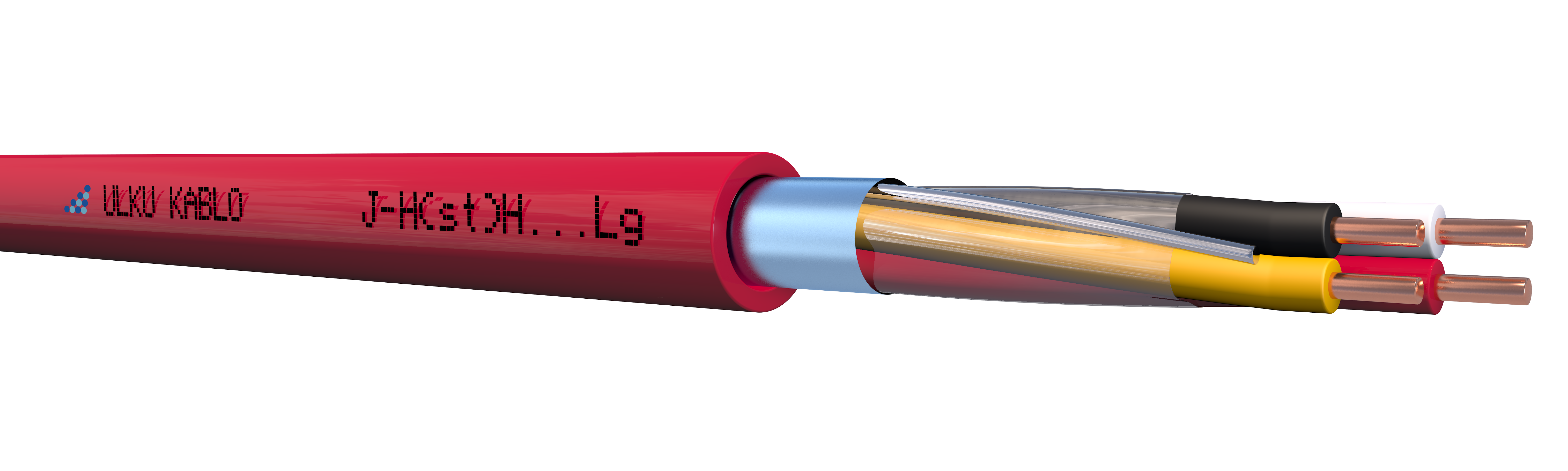 Ülkü Kablo J-H(St)H...Lg 2x2x1,50 mm²+0,80mm