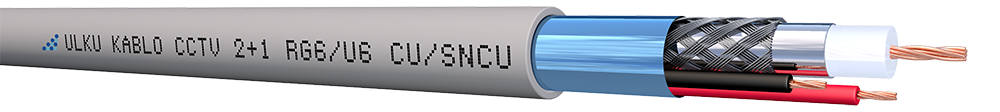 Ülkü Kablo 2+1 PE (RG6/U6) + (2x0,75) CU/SNCU