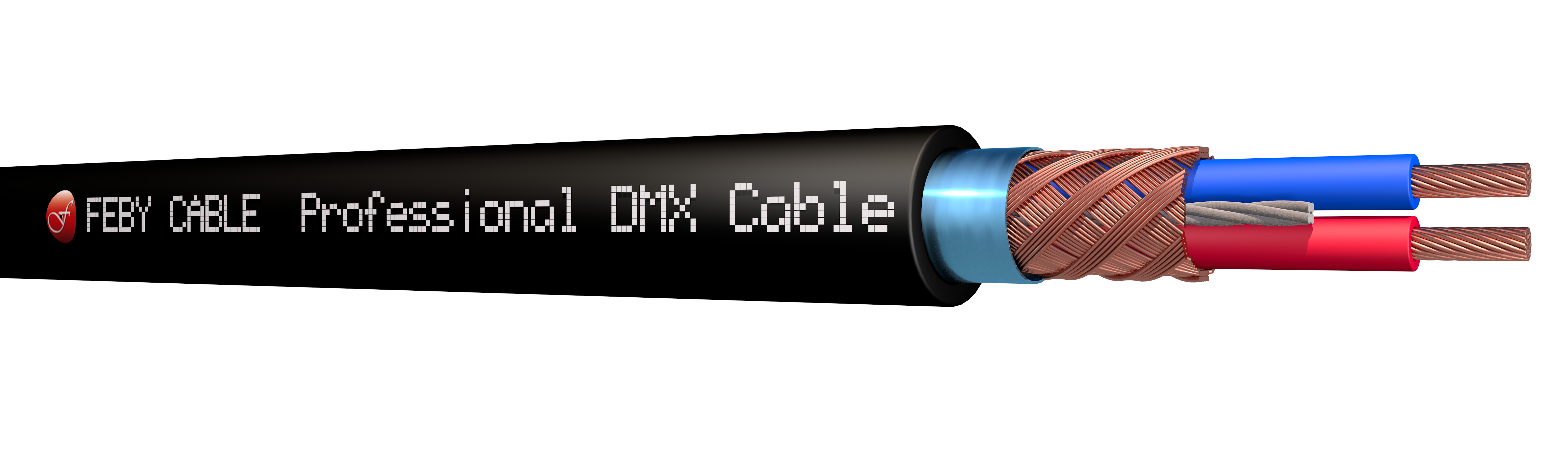 Ülkü Kablo 2x0,35 mm²  DMX Kablo